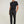 Ds Damat Comfort Fit Black Plain Travel Fabric Trousers-D'S DAMAT ONLINE