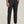 Ds Damat Comfort Fit Black Plain Travel Fabric Trousers-D'S DAMAT ONLINE