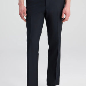 D'S Damat Men's Comfort Fit Wool Blend Travel Trousers - 10HE03OB35322