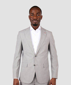 Ds Damat Slim Fit Light Grey Suit-D'S DAMAT ONLINE