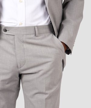 Ds Damat Slim Fit Light Grey Suit-D'S DAMAT ONLINE