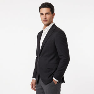 TWN Slim Fit Polyester Jacket Modern Formal Men's Blazer