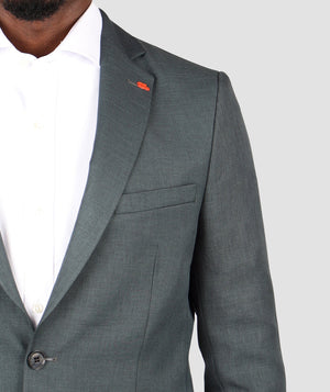 TWN Men's Slim Fit Polyester Formal Suit for Men