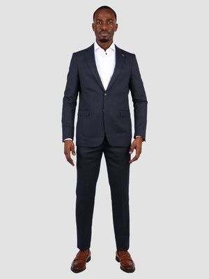 TWN Slim Fit Navy Blue Suit-D'S DAMAT ONLINE