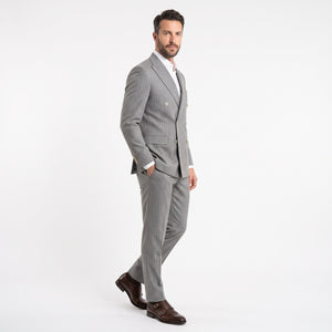 TWN Slim Fit Stretch Blend Suit Premium Polyester Viscose Men's Suit - 1EF05SV05588M-301