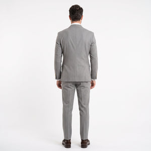 TWN Slim Fit Stretch Blend Suit Premium Polyester Viscose Men's Suit - 1EF05SV05588M-301