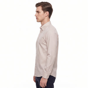 D'S Damat Men's Regular Fit Textured 100% Cotton Casual Shirt