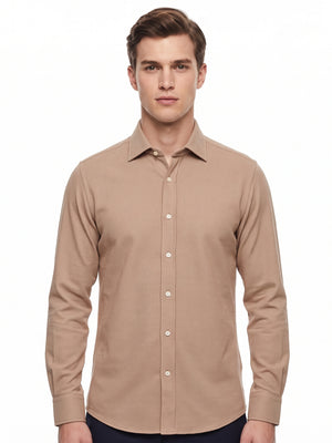 D'S Damat Men's Regular Fit Cotton Blend Casual Shirt