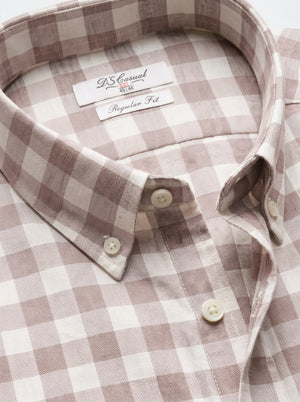 D'S Damat Men's Regular Fit 100% Cotton Casual Shirt for Everyday Wear