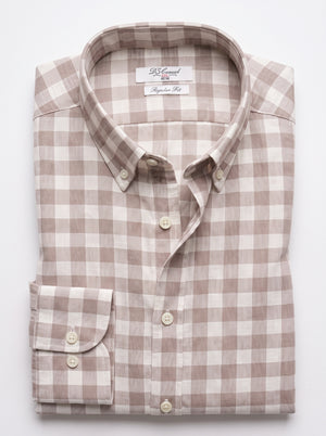 D'S Damat Men's Regular Fit 100% Cotton Casual Shirt for Everyday Wear
