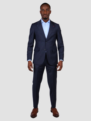 DS Damat Blue Regular Fit Suit-D'S DAMAT ONLINE