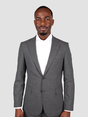 DS Damat Grey Slim Fit Suit-D'S DAMAT ONLINE