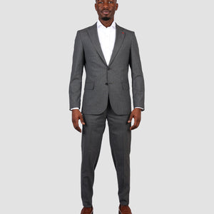DS Damat Grey Slim Fit Suit-D'S DAMAT ONLINE