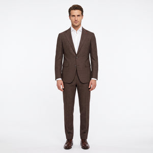 D'S Damat Slim Fit Stretch Blend Suit Premium Polyester Viscose Men's Suit - 1HF05ML045779-B01