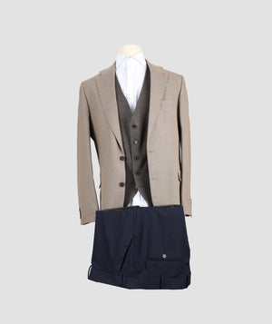 D'S Damat Slim Fit Stretch Blend Suit Premium Polyester Viscose Men's Suit - 1HFY5KMBN005M-901