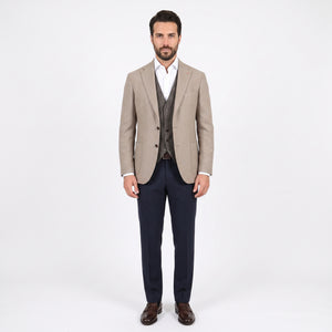D'S Damat Slim Fit Stretch Blend Suit Premium Polyester Viscose Men's Suit - 1HFY5KMBN005M-901
