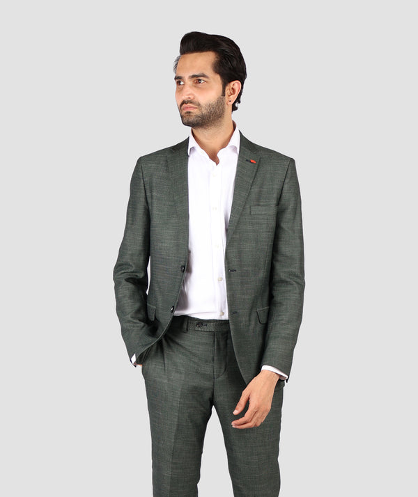 DS Damat Slim Fit Green Suit-D'S DAMAT ONLINE
