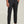 Ds Damat Comfort Fit Black Plain Travel Fabric Trousers-D'S DAMAT ONLINE