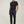 Ds Damat Comfort Fit Black Plain Travel Fabric Trousers-D'S DAMAT ONLINE