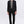 TWN Slim Fit Black Dobby Fabric Polyester Jacket Men's Formal Casual Blazer - 2EF04ZB02409M