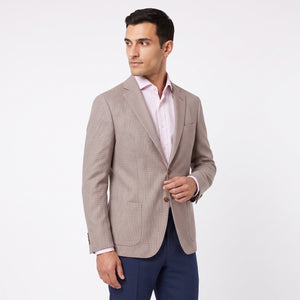 D'S Damat Men's Slim Fit Suit Jacket with Stretch Viscose Blend