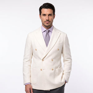 D'S Damat Men's Regular Fit Double Breasted Suit Jacket