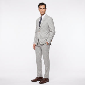 D'S Damat Men's Slim Fit Stretch Suit with Polyester Viscose Blend