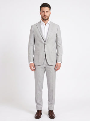 D'S Damat Men's Slim Fit Stretch Suit Polyester Viscose Blend