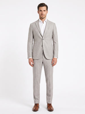 D'S Damat Men's Slim Fit Stretch Suit Polyester Viscose Blend