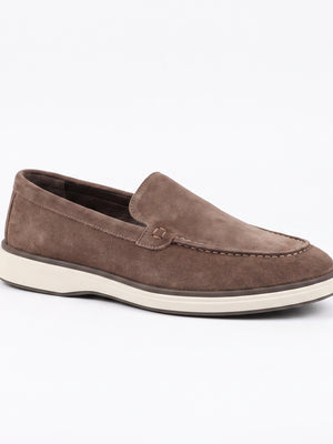 D'S Damat Men's Genuine Suede Open Walk Loafers Casual Slip-On Shoes