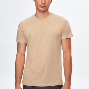 D'S Damat Regular Fit Plain Cotton Knitted T-Shirt for Men
