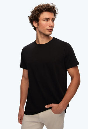 D'S Damat Regular Fit Plain Cotton Knitted T-Shirt for Men