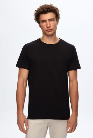 D'S Damat Regular Fit Plain Cotton Knitted T-Shirt for Men