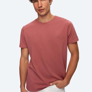 D'S Damat Regular Fit Plain Cotton Knitted T-Shirt for Men