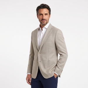 D'S Damat Men's Regular Fit 100% Linen Suit Jacket