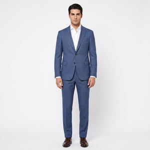 D'S Damat Men's Regular Fit Stretch Suit Polyester Viscose Blend