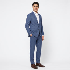 D'S Damat Men's Regular Fit Stretch Suit Polyester Viscose Blend
