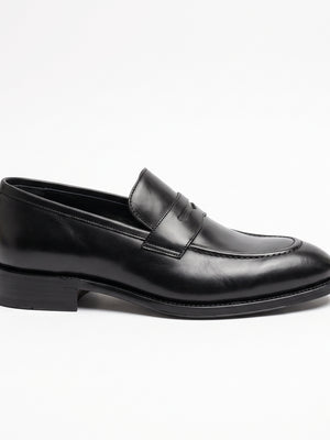 D'S Damat Men's Genuine Leather Penny Loafers Slip-On Dress Shoes
