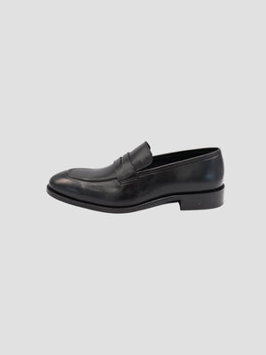 D'S Damat Men's Genuine Leather Penny Loafers Slip-On Dress Shoes
