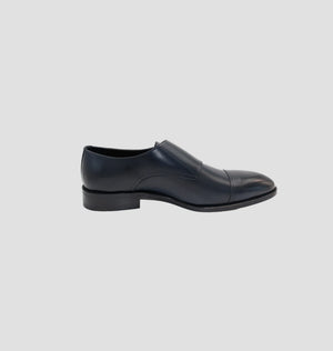 D'S Damat Black Double Monk Formal Shoes - 2HF092000244D