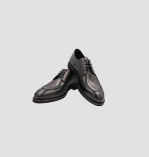 D'S Damat Black Formal Shoes