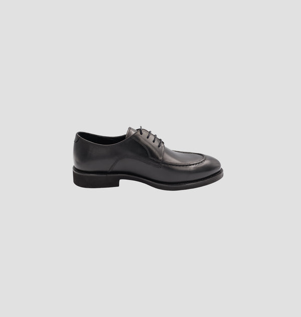 D'S Damat Black Formal Shoes