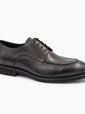 D'S Damat Men's Genuine Leather Apron Toe Derby Dress Shoes