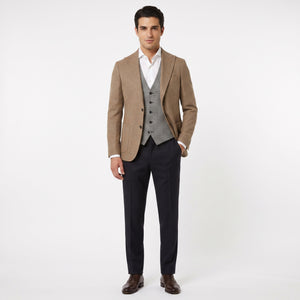D'S Damat Men's Slim Fit 3 Piece Suit 100% Polyester Formal Suit
