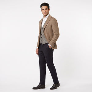 D'S Damat Men's Slim Fit 3 Piece Suit 100% Polyester Formal Suit