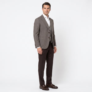 D'S Damat Men's Slim Fit 3 Piece Suit Stretch Blend