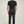 Ds Damat Comfort Fit Black Plain Travel Fabric Trousers-D'S DAMAT ONLINE