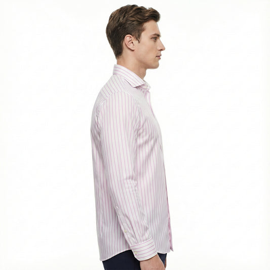 D'S Damat  Slim Fit Stipe Shirt