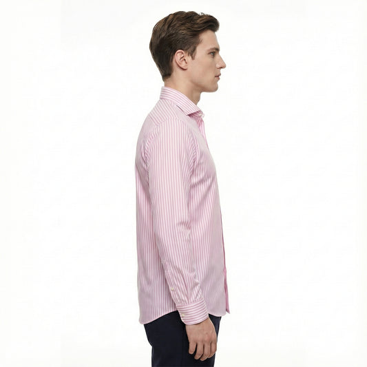 D'S Damat Striped Slim Fit Shirt