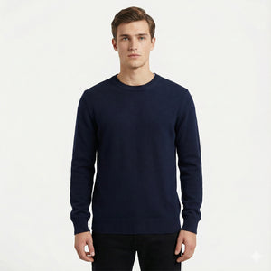 Ds Damat Regular Fit Plain Knitted Wool Knitwear Sweater